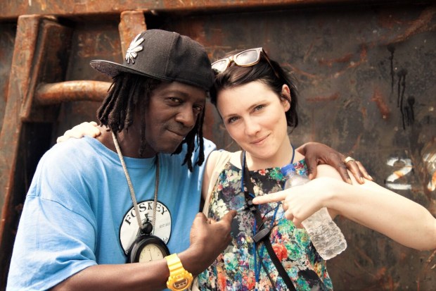 2014 Sarah Nulty &amp; Flava Flav - credit Simon Butler_preview